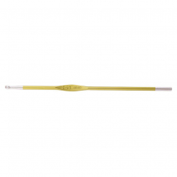 47467 Knit Pro Крючок для вязания Zing 3,5мм, алюминий, хризолитовый