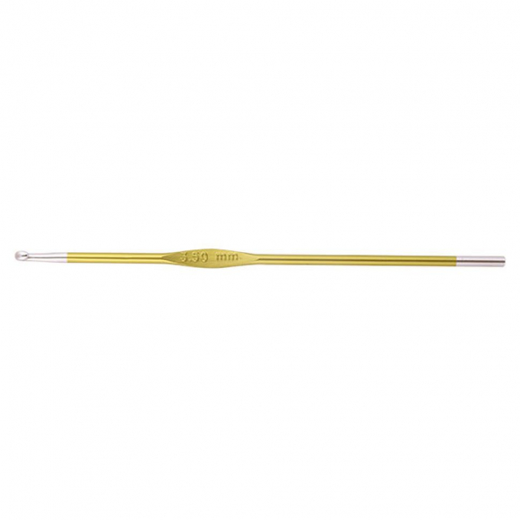 47467 Knit Pro Крючок для вязания Zing 3,5мм, алюминий, хризолитовый