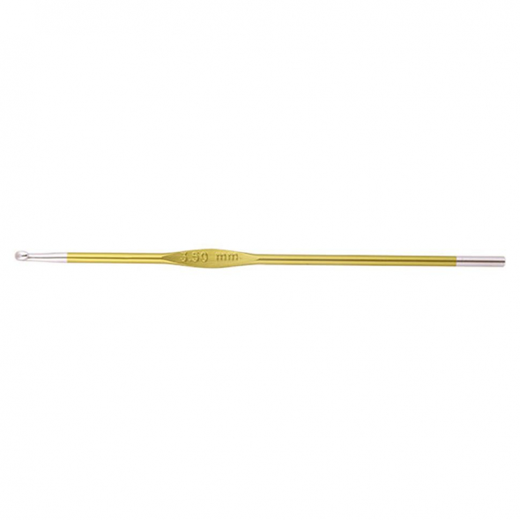 47467 Knit Pro Крючок для вязания Zing 3,5мм, алюминий, хризолитовый