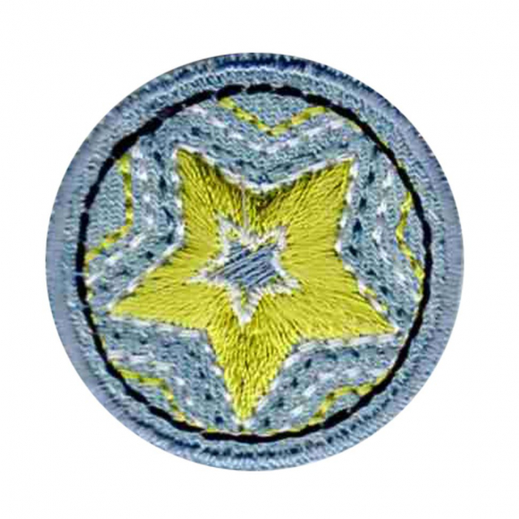 Термоаппликация "Звезда в кружке"