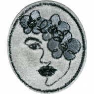 Термоаппликация "Лицо с несколькими цветами"