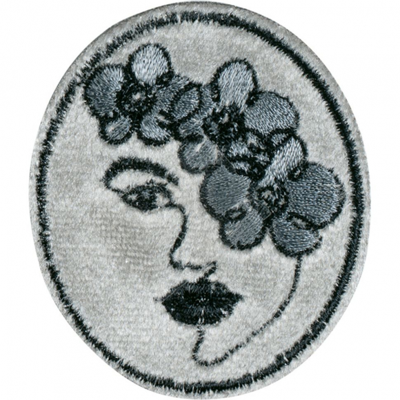 Термоаппликация "Лицо с несколькими цветами"