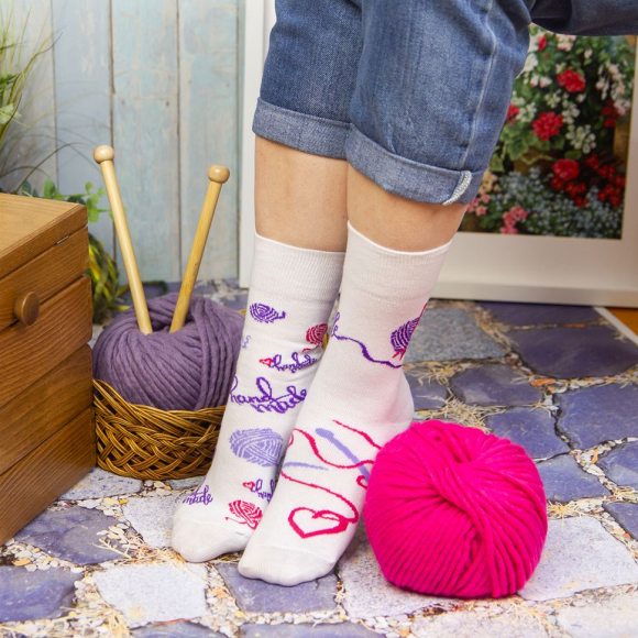 182923_Носки с дизайном "Вязание" 182923_Носки с дизайном "Вязание"