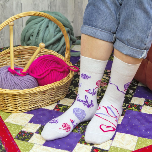 182923_Носки с дизайном "Вязание" 182923_Носки с дизайном "Вязание"