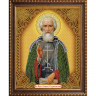 Набор для изготовления картин АЛМАЗНАЯ ЖИВОПИСЬ арт.АЖ.5015 Икона Сергий Радонежский 22х28 см