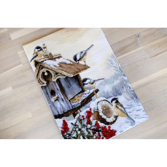 Набор для вышивания LUCA-S арт. BU4021 Птичий домик 25,5х38 см