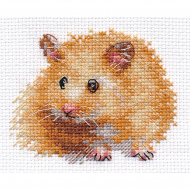 Набор для вышивания АЛИСА арт.0-174 Хомячок 9х7 см