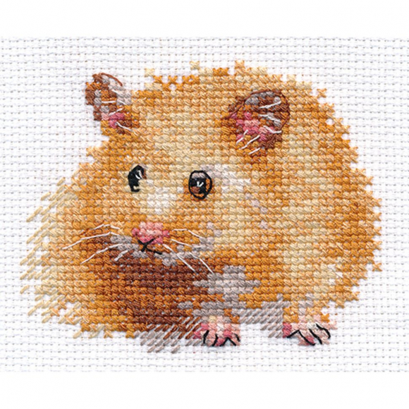 Набор для вышивания АЛИСА арт.0-174 Хомячок 9х7 см