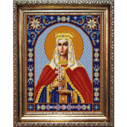 Рисунок на ткани (Бисер) КОНЁК арт. 9323 Святая Людмила 20х25 см