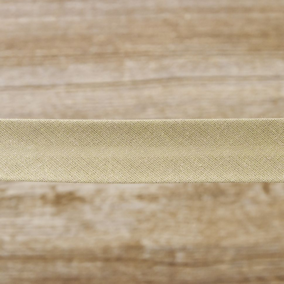 19436_Косая бейка хлопок/полиэстер 20 мм, 25 м, цвет 27, светло-серый