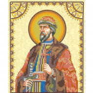 Схема для вышивки иконы бисером на холсте АБРИС АРТ арт. ACK-061 Святой Борис 17х23 см Схема для вышивки иконы бисером на холсте АБРИС АРТ арт. ACK-061 Святой Борис 17х23 см
