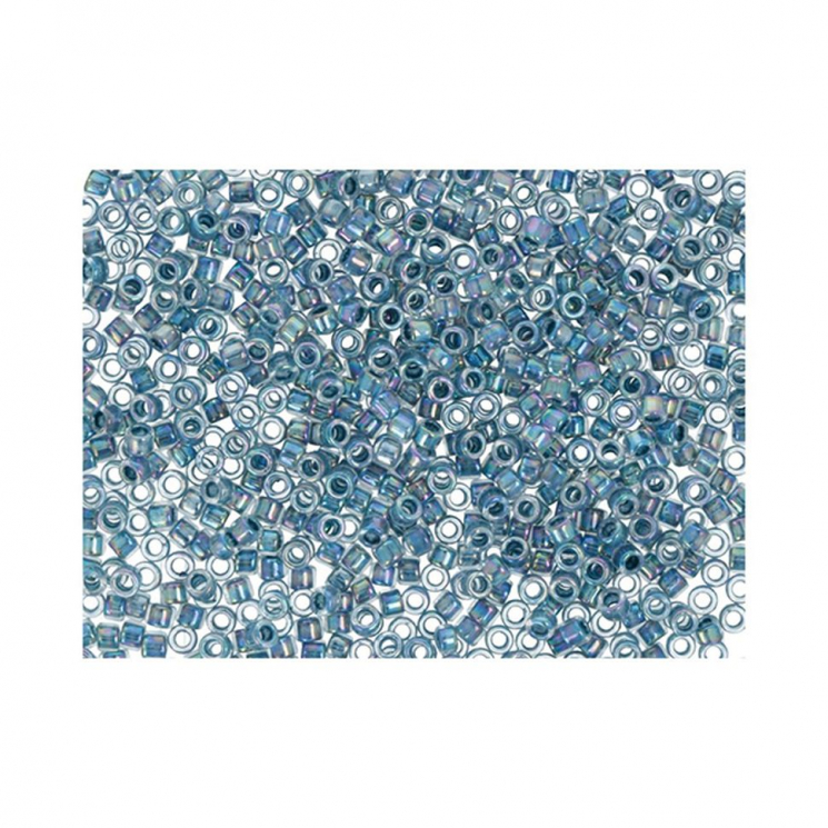 Бисер Япония "TOHO" 11/0  TREASURE №1  1.6 мм 5 х 5 г №0773 гр.бирюзовый/радужный