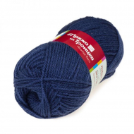 Пряжа для вязания ТРО Подмосковная (50% шерсть, 50% акрил) 10х100г/250м цв.0571 синий
