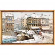 Набор для вышивания РИОЛИС арт.908 По мотивам картины Л.Зайчика Вена 63х40 см