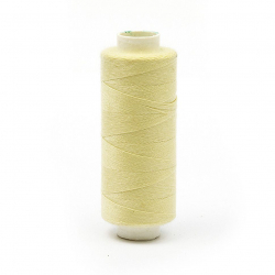 Нитки Dor Tak бытовые 40/2 полиэстер 366м цв.106 св.желтый