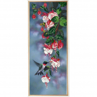 Рисунок на ткани (Бисер) КОНЁК арт. 8495 Фуксия 25х65 см