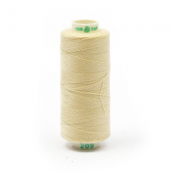 Нитки Dor Tak бытовые 40/2 полиэстер 366м цв.209 бежевый