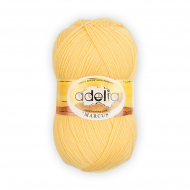 Пряжа ADELIA MARCUS (60% полиэстер, 40% шерсть) 5х100г/375м цв.03 желтый