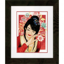 76215_Набор для вышивания "Asian flower girl"