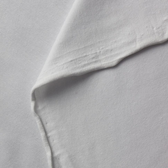 Ткань Трикотаж вискозный 270 г/м? 95% вискоза, 5% спандекс шир.150 см арт.Р.15163.01 цв.01 белый рул.25м