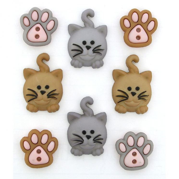 172006_Пуговицы декоративные "HAPPY KITTIES"