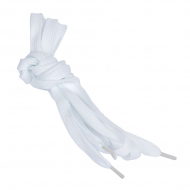 Шнурки TBY плоские 10мм арт.SLF023.10 цв.белый длина 130 см уп.10 шт