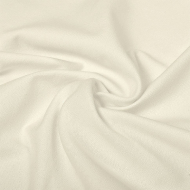 Ткань трикотаж Футер 2х нитка петля с лайкрой 240г пенье 180см экрю 11-0602 пач.20-30кг