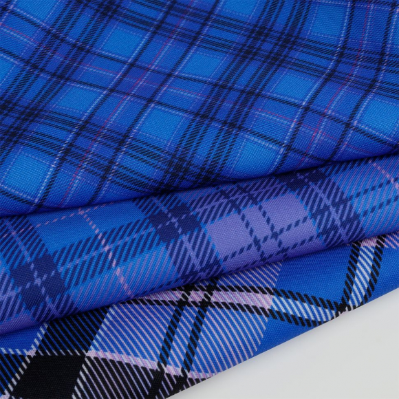 Ткань Габардин 140 г/м? 100% полиэстер шир.155 см арт.T.4000.23 цв.синий рул.25м