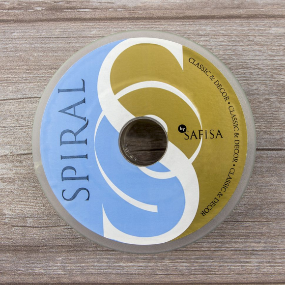 120001_Резинка декоративная, 30 мм, цвет коричневый/зеленый, 10 м