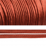 Кант TBY атласный шир.11мм цв.(F285) 085 терракот уп.65,8м