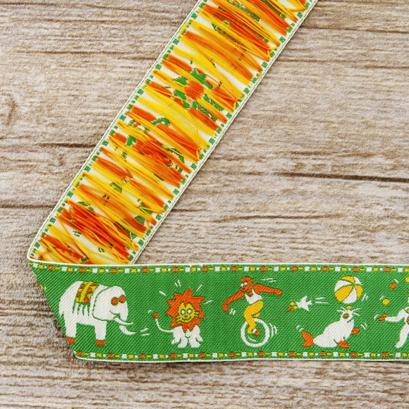 93540_Лента жаккард SAFISA, 30 мм, 15 м, цвет 03