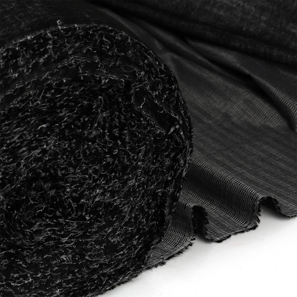 Дублерин IdealTex трикотажный 65г/м? 132 TD/BK черный 150см рул.100м