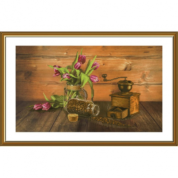 Набор для вышивания мулине НОВА СЛОБОДА арт.СР3292 Любимый аромат 43х25 см