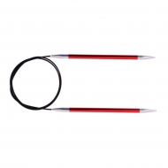 47093 Knit Pro Спицы круговые для вязания Zing 2,5мм/60см, алюминий