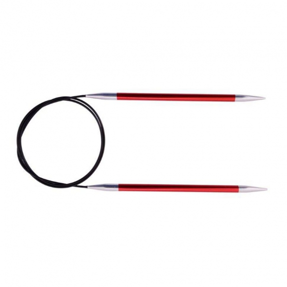 47093 Knit Pro Спицы круговые для вязания Zing 2,5мм/60см, алюминий