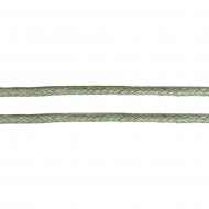Шнур вощеный 1мм, 100% хлопок цв. 329 св.серый уп.100м