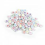 Бусины с цифрами ассорти  арт. M4H-B006 уп. 40г (300 ± 10 шт)