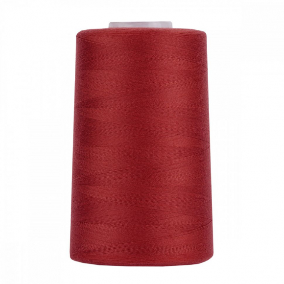 Нитки швейные 40/2 полиэстер 5000 ярд цв.172 красный MAX