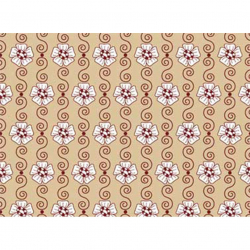 Ткань для пэчворка PEPPY Coonawarra Red 4705 145 г/м? 100% хлопок цв.26595 TAN, RED1 уп.50х55 см