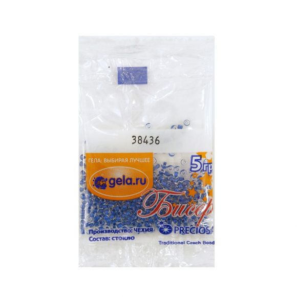 Бисер №10, 5 г., цвет 38436