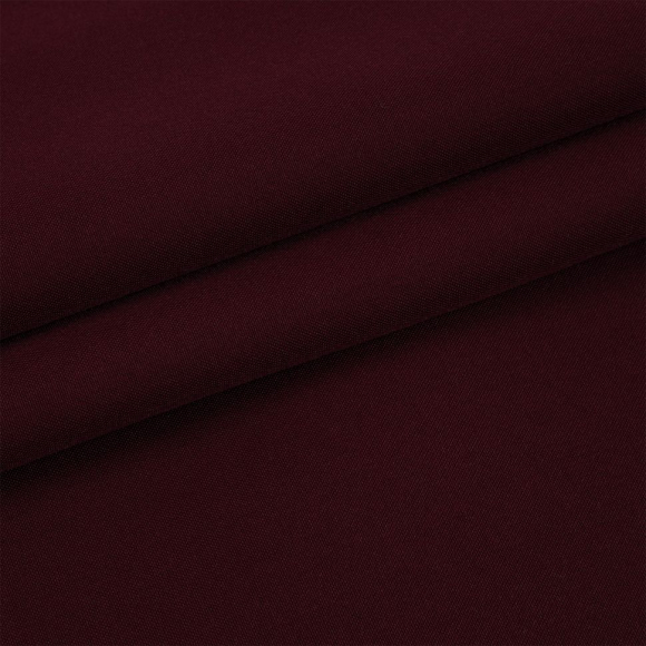 Ткань Габардин кач-во Фухуа 180 г/м? 100% полиэстер шир.150 см арт.TBY.Gbf.24102.8 цв.08 бордовый уп.1м