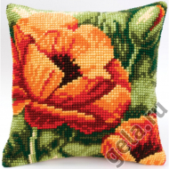 31585_Набор для вышивания подушки "Маки"