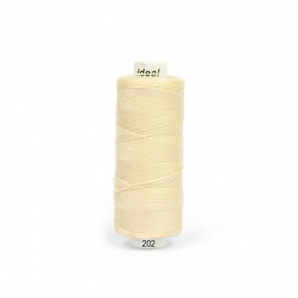Нитки IDEAL бытовые 40/2 полиэстер 366м цв.202 экрю