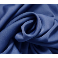 Ткань шелк Армани 89 г/м? 97% полиэстер, 3% спандекс шир.148 см арт.Р.11291.22 цв.22 синий уп.25м