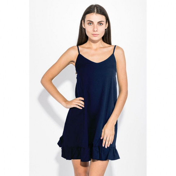 Ткань шелк Армани 89 г/м? 97% полиэстер, 3% спандекс шир.148 см арт.Р.11291.22 цв.22 синий уп.25м