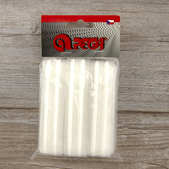 111736_Лента шторная прозрачная, равномерной сборки, 26 мм, нарезка 10 м