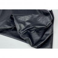 Кожа с перфорацией 240 г кв.м полиуретан 100% шир.143 см арт.Т.4147.01 цв.01 черный уп.1м