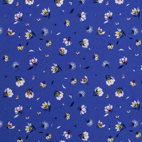 Ткань Софт Ниагара 129 г кв.м 94% полиэстер, 6% спандекс шир.145 см арт.Р.28325.02 цв.02 джинсовый уп.25м