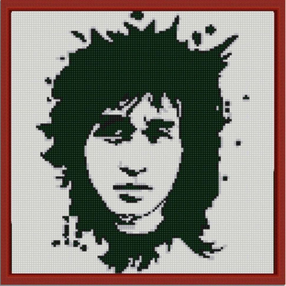 Рисунок на ткани (Бисер) КОНЁК арт. 1222 Виктор Цой 25х25 см Рисунок на ткани (Бисер) КОНЁК арт. 1222 Виктор Цой 25х25 см