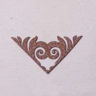 КЖН17 Накладной элемент из кожзама уп.5шт